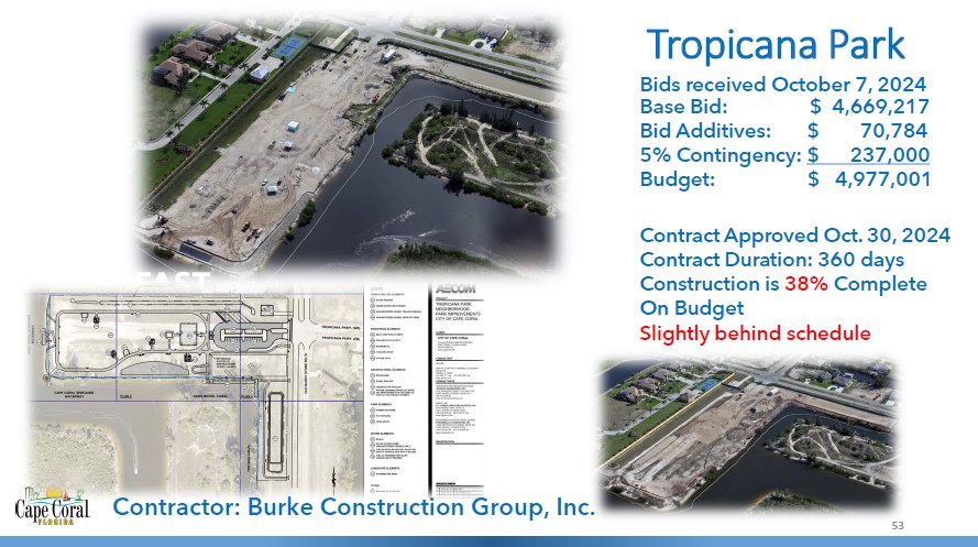 tropicana park august 2025